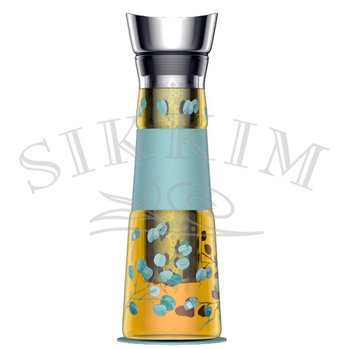 Karafka Szklana JM z zaparzaczem `Eucalyptus` 1250ml